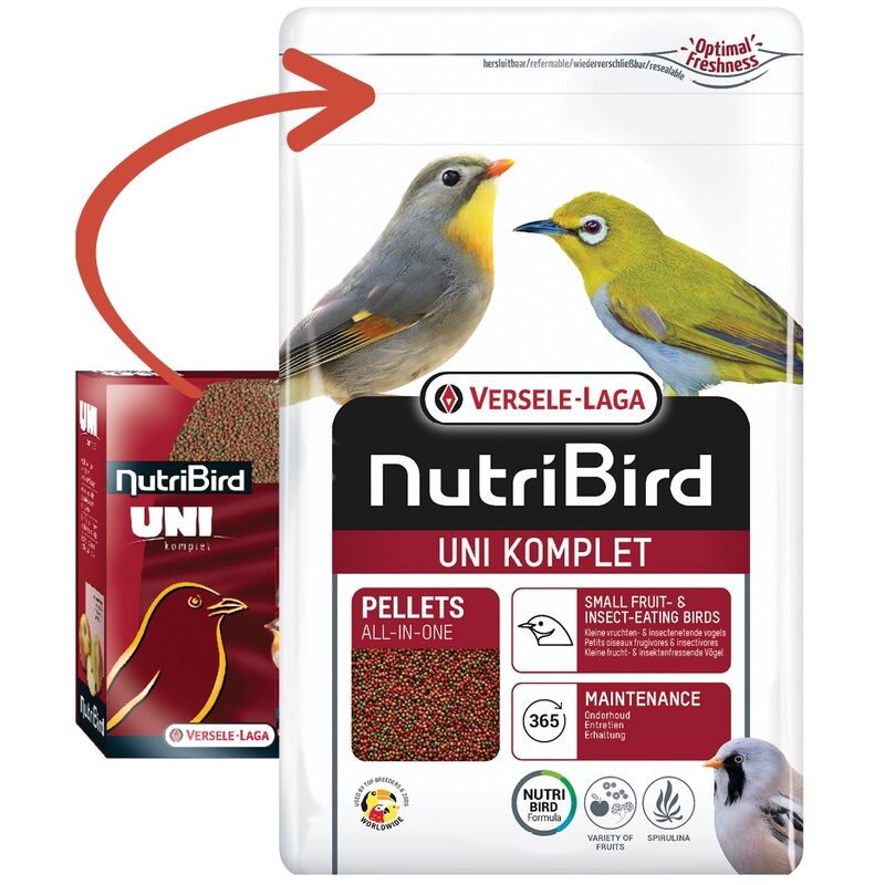 foto del prodotto nutribird uni komplet 1 kg