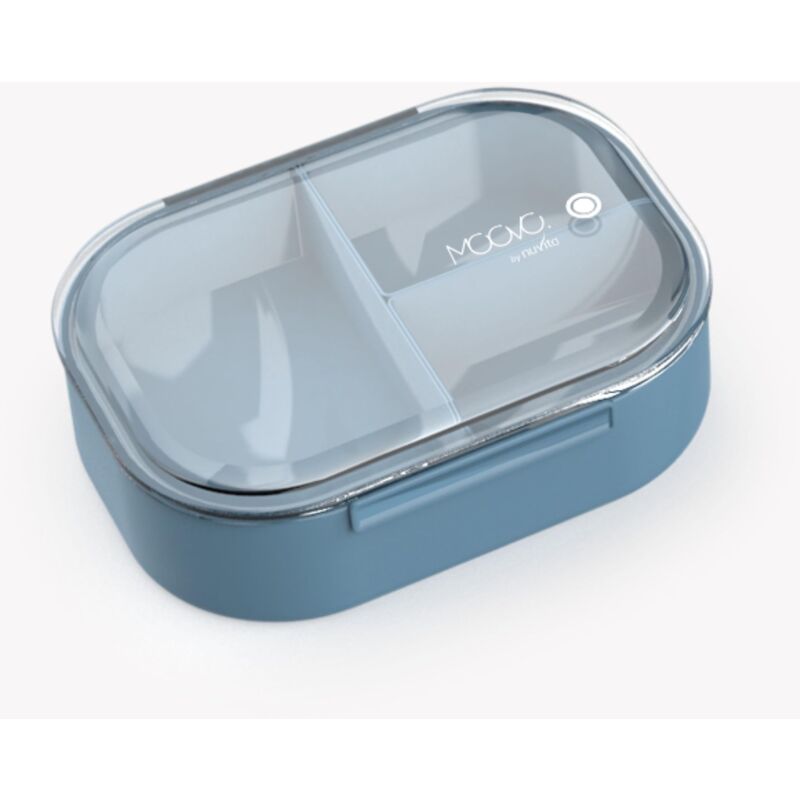 foto del prodotto nuvita 4420 contenitore porta pranzo con 3 scomparti lunch box con capacit di 490 ml schiscetta per bambini bento box riscaldabile contenitore