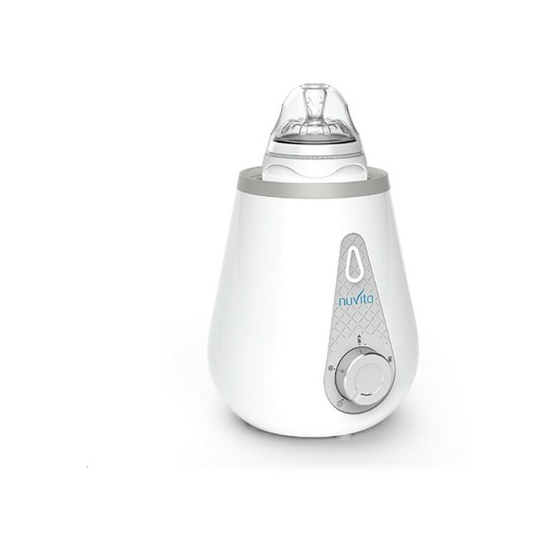 foto del prodotto nuvita scaldabiberon elettrico per casa e auto bianco