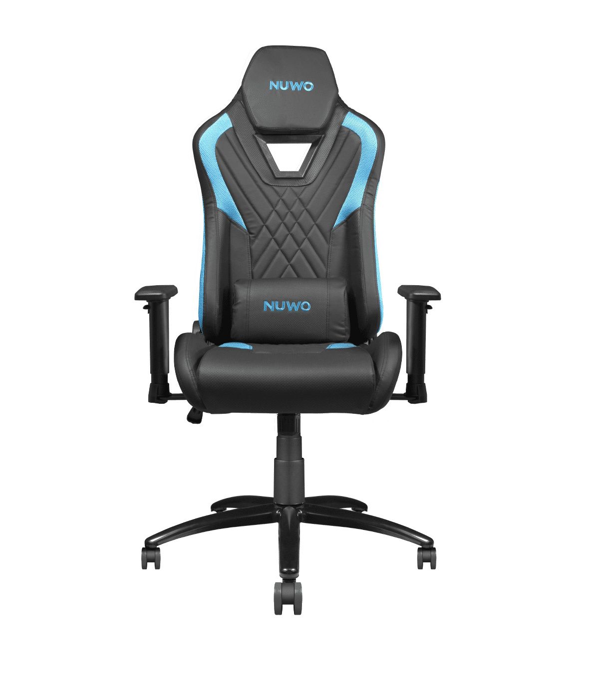 foto del prodotto nuwo sedia gaming, doox blu, nero e blu