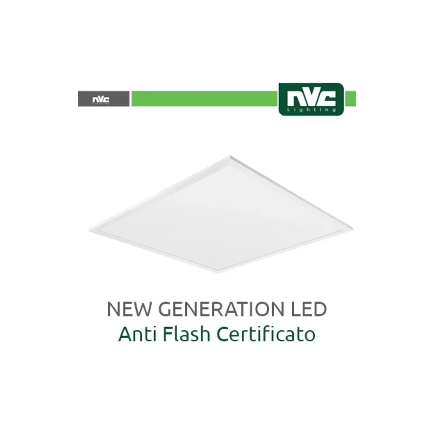 foto del prodotto nvc pannello luminoso led da incasso driver osram 35 watt bianco naturale 60x60 cm