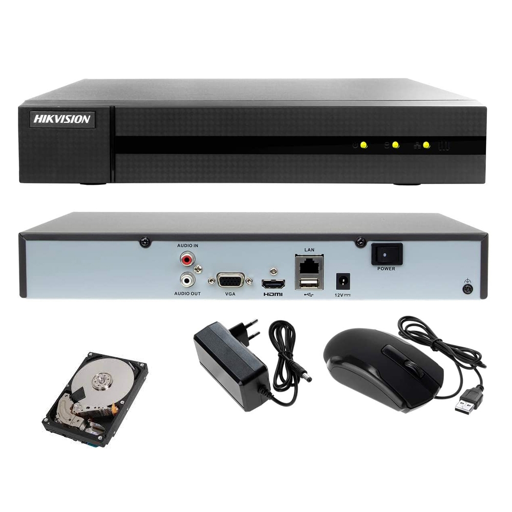 foto del prodotto nvr 16 canali hikvision 8.0 megapixel onvif videosoeveglianza h.265 4k hd p2p cloud 1 tb