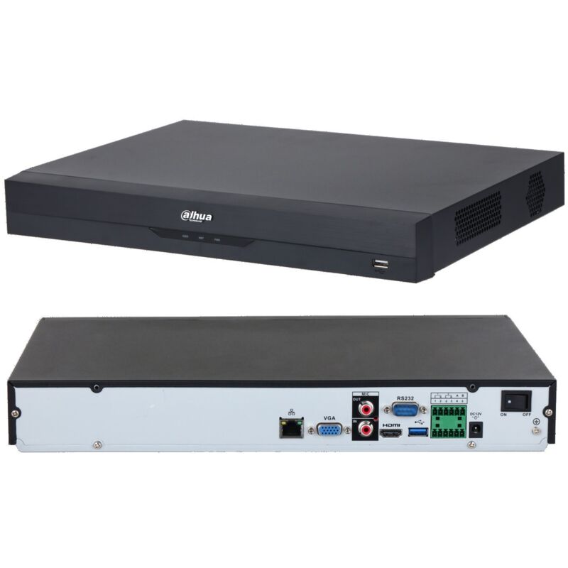foto del prodotto nvr 32ch 1u 2hdd wizsense nvr5232 ei dahua