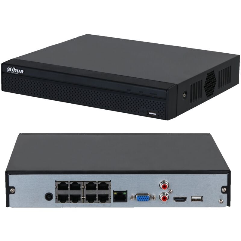 foto del prodotto nvr 8ch poe wizsense ai by camera nvr2108hs 8p s3 dahua