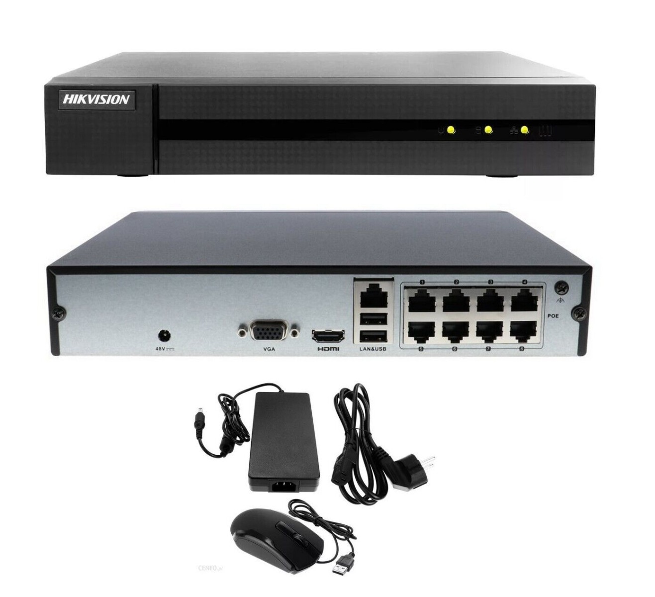 foto del prodotto nvr hikvision 8 canali 4 mpx ip poe cloud p2p hwn 2108mh 8p videosorveglianza