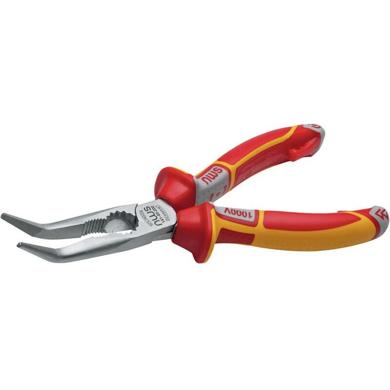 foto del prodotto nws 141 49 vde 170 vde pinza con becchi mezzotondi acciaio per utensili 170 mm