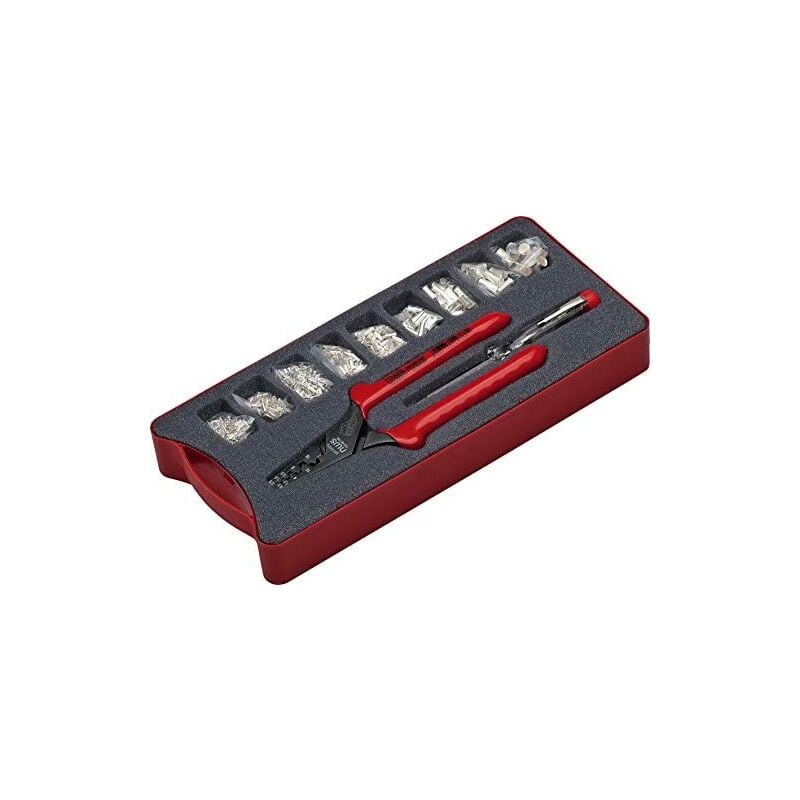 foto del prodotto nws 143 bs 143 bs pulsar pinze e manicotti assortito, nero rosso