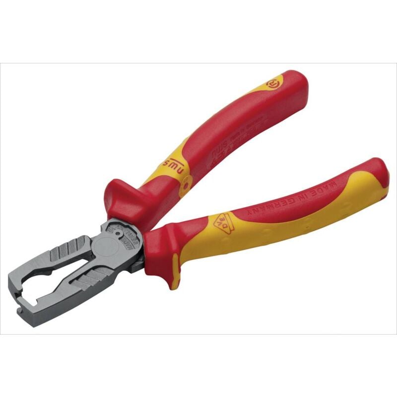 foto del prodotto nws pinza spelacavi vde adatto per cavo con isolamento standard 8 fino a 13 mm 10 mm max 1451 69 vde 180