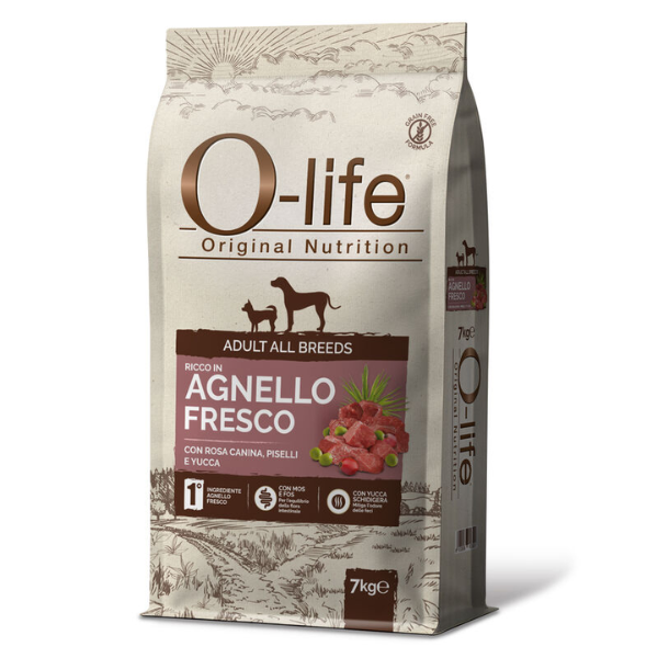 foto del prodotto o life dog adult all breeds grain free agnello e rosa canina 7 kg 1 ordine scegli lo sconto bzr5 bzr20 200 punti fedelt 