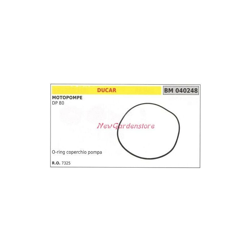 foto del prodotto o ring coperchio pompa ducar motopompa dp 80 040248
