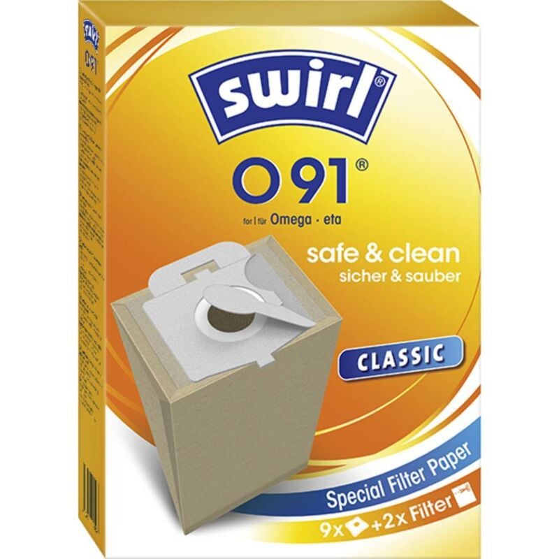 foto del prodotto o91 sacchetto aspirapolvere 1 pz. swirl