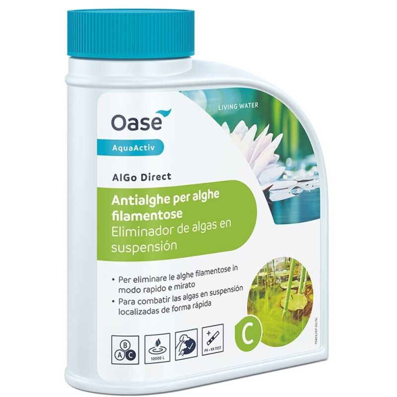 foto del prodotto oase aquaactiv algo direct 500ml trattamento mirato contro le alghe locali