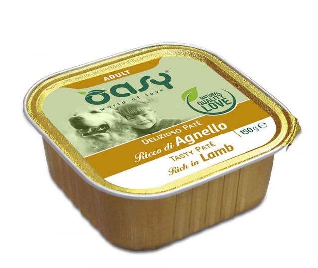 foto del prodotto oasy cane delizioso pate 039 adulto agnello 150 gr