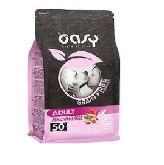 foto del prodotto oasy cane grain free adulto medium amp large maiale 2,5 kg