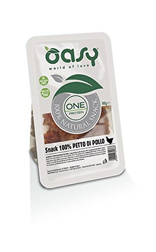 foto del prodotto oasy cane snack oap petto di pollo 100% 80 gr