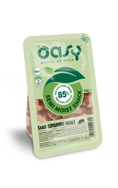 foto del prodotto oasy cane snack semiumido maiale 100 gr