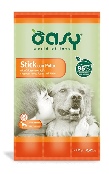 foto del prodotto oasy cane snack stick pollo cf. 3x12 gr temporaneamente mancante dall 039 azienda produttrice