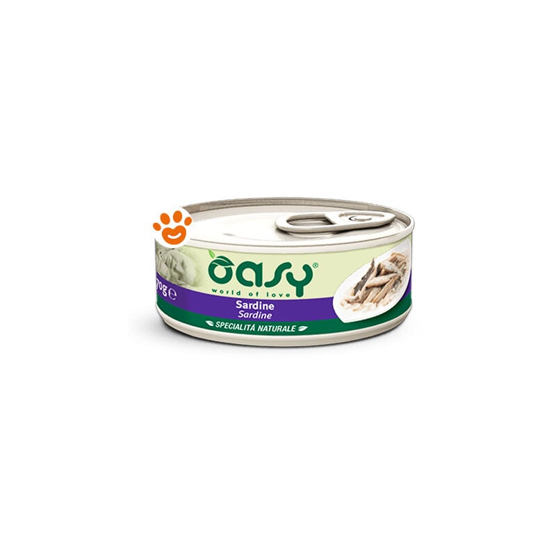 foto del prodotto oasy cat specialit naturali sardine cat specialit naturali sardine lattina da 70 gr