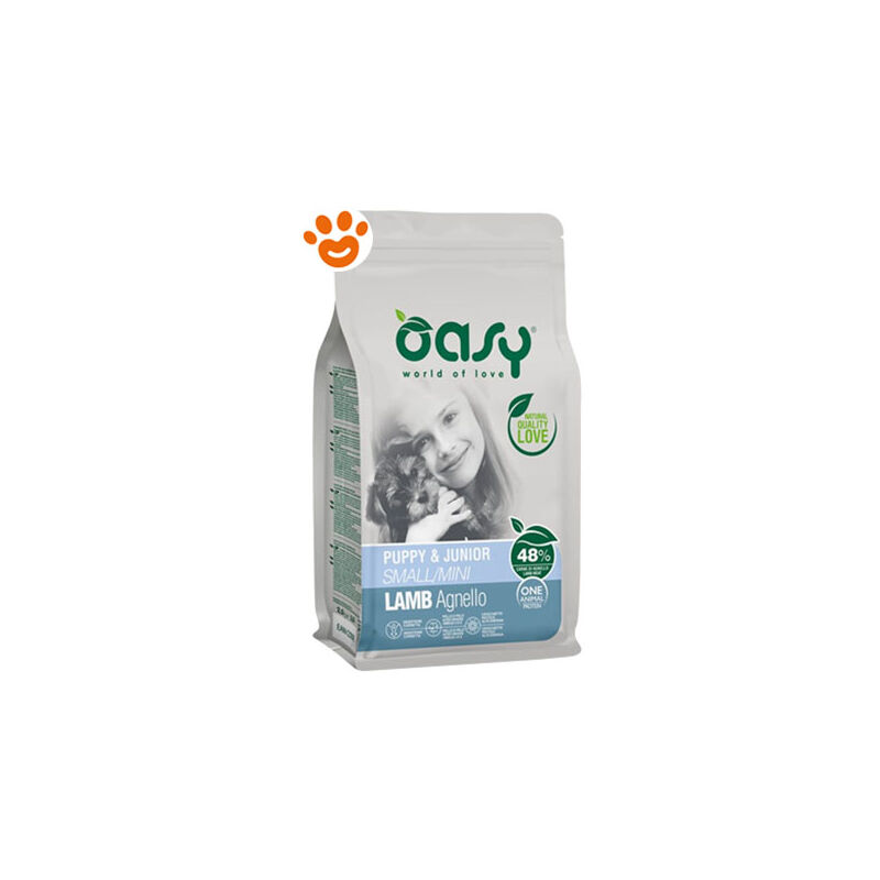 foto del prodotto oasy dog puppy e junior small mini monoproteico agnello dog puppy e junior small mini monoproteico agnello sacco da 2,5 kg