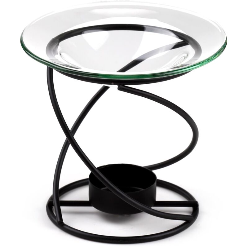 foto del prodotto ob100 bruciatore spirale a olio, metallo, 12 x 12 x 10 cm, nero puckator