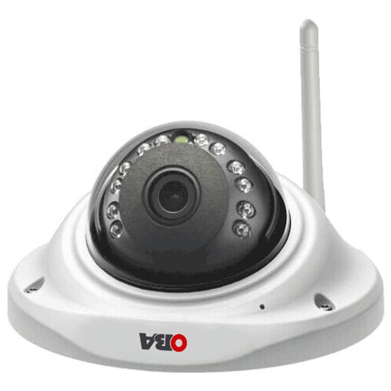foto del prodotto oba security oba eco 66px la telecamera ip wifi wireless 2,4 megapixel con audio in out ideale per la videosorveglianza ecologica.