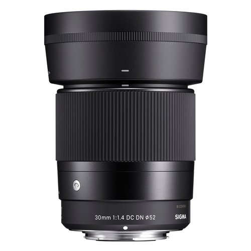 foto del prodotto obiettivo fotografico sigma 302975 contemporary 30mm f1.4 dc dn black