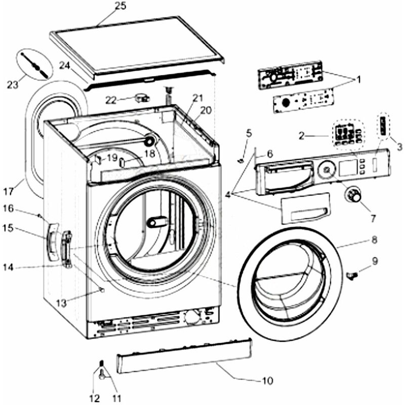foto del prodotto obl completo codice 8 originale lavatrice ariston hotpoint 333470