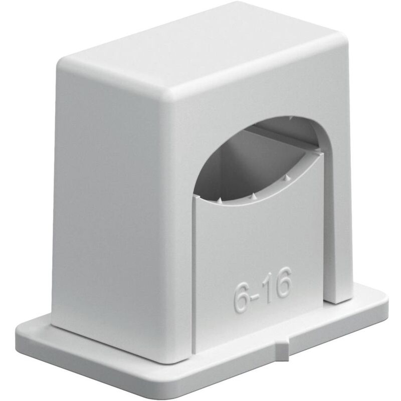 foto del prodotto obo bettermann 2101017 fascetta per tubi 100 pz. grigio luminescente