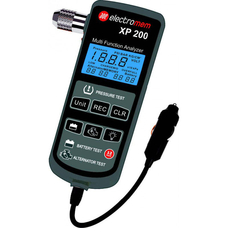 foto del prodotto oc pro 3 in 1 tester batteria e alternatore controllore pressione gomme