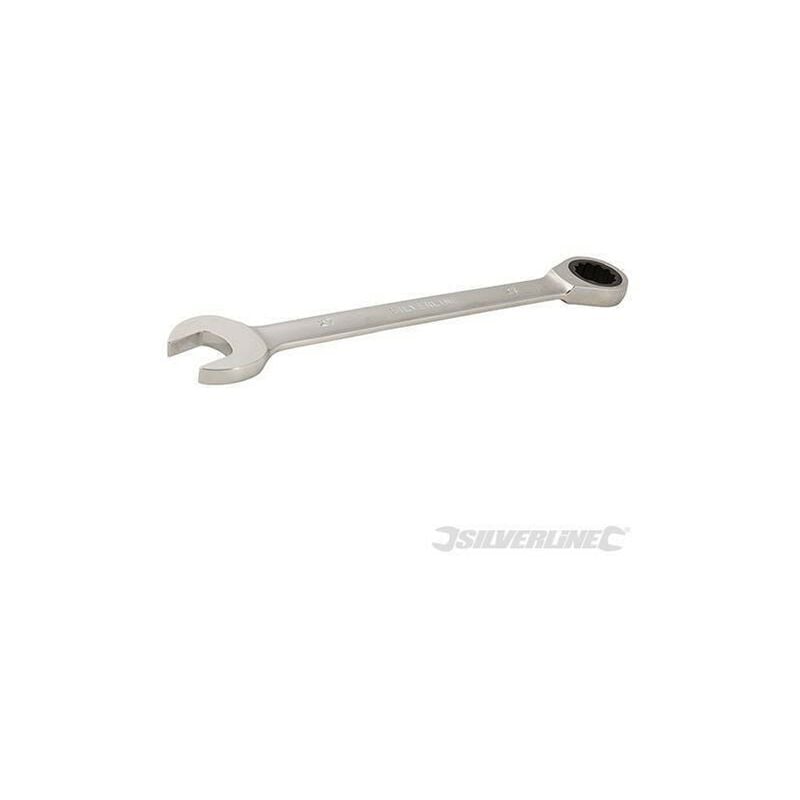 foto del prodotto oc pro chiavi a cricchetto combinata metrica a testa fissa, varie misure silverline 19mm