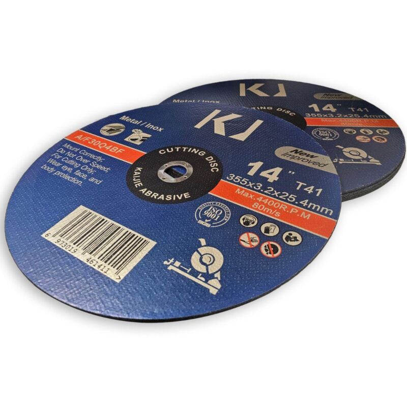 foto del prodotto oc pro dischi da taglio 355 x 3,2 x 25,4 mm per metallo, acciaio inossidabile 5 pz