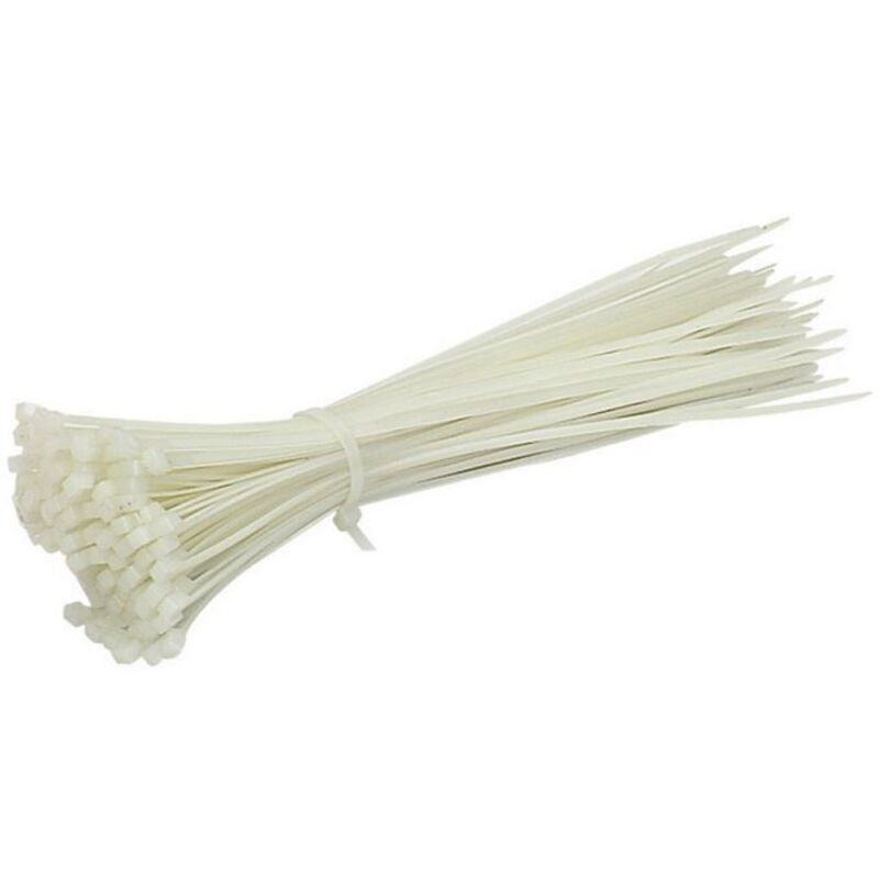 foto del prodotto oc pro fascette stringicavo bianco 360 x 4.5 mm 100 fascette di cablaggio in plastica