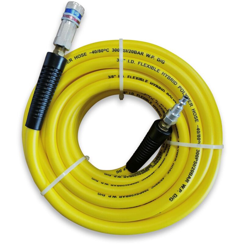 foto del prodotto oc pro prolunga per 10 m di tubo antistatico per aria compressa con nipplo e accoppiatore