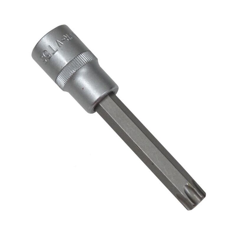 foto del prodotto oc pro punte torx quadrate 1 2, corte, lunghe o forate, in dettaglio bitscarr12 torx 50 lunghe 140 mm