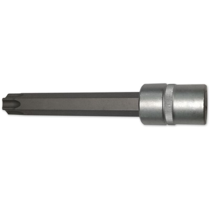 foto del prodotto oc pro punte torx quadrate 1 2, corte, lunghe o forate, in dettaglio bitscarr12 torx 60 lunghe 140 mm