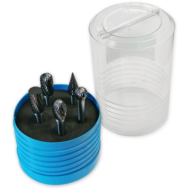 foto del prodotto oc pro set di 5 frese per lime in carburo di tungsteno