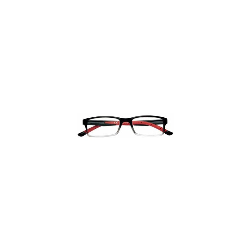 foto del prodotto occhiale lettura montatura policarbonato nero rosso 091 diottrie 3,0 31z091 red300