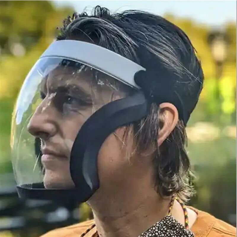 foto del prodotto occhiali antiappannamento, maschera integrale, hd, trasparenti, antipolvere, antispruzzo, occhiali da equitazione