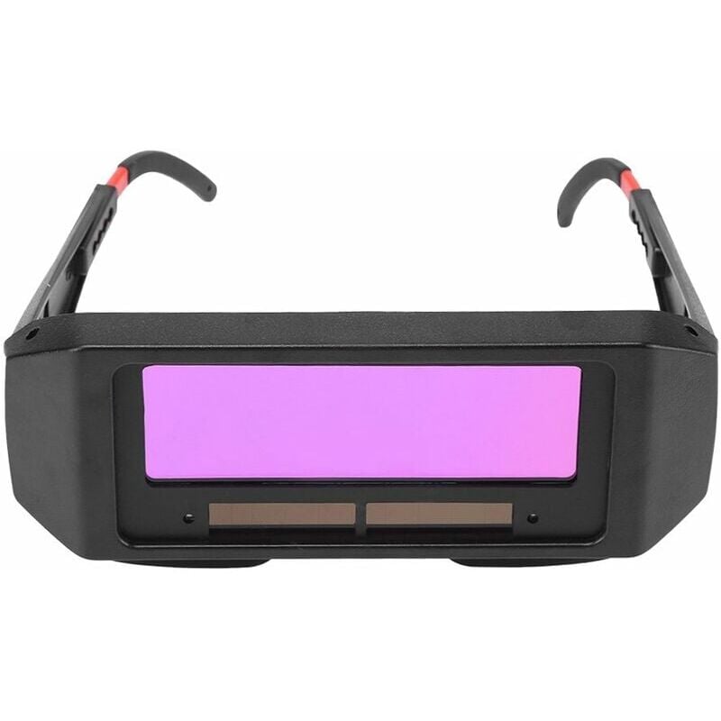 foto del prodotto occhiali da saldatura auto oscuranti solari, occhiali da saldatore, casco protettivo di sicurezza con visiera regolabile, occhiali protettivi