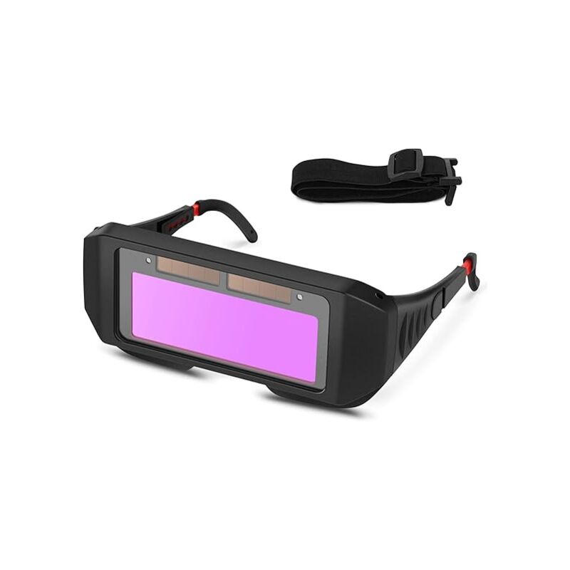 foto del prodotto occhiali da saldatura, maschera da saldatura automatica, lenti solari auto oscuranti, occhiali da saldatura per la protezione degli occhi lablanc