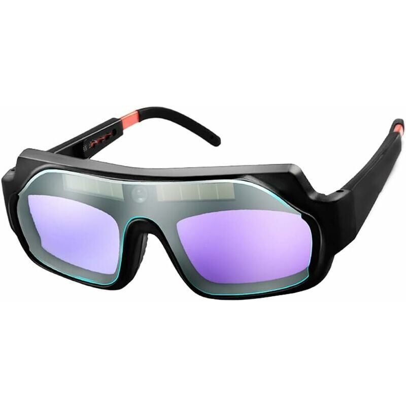 foto del prodotto occhiali da saldatura, occhiali da saldatura automatici variabili luminosi protezione antiriflesso occhiali da saldatura professionali utilizza