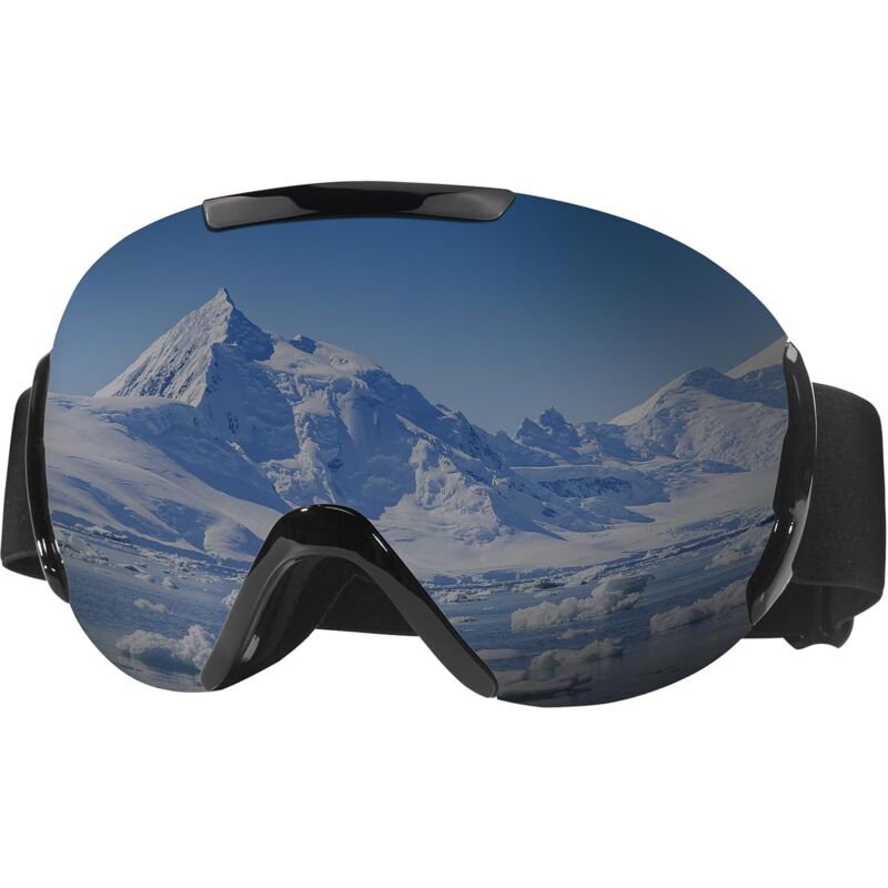 foto del prodotto occhiali da sci antiappannamento doppia lente occhiali da snowboard protezione uv occhiali da moto per sci, ciclismo, snowboard, escursionismo