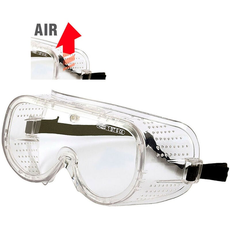 foto del prodotto occhiali di protezione cofra casing polycarbonate incolore anti scratch anti fog