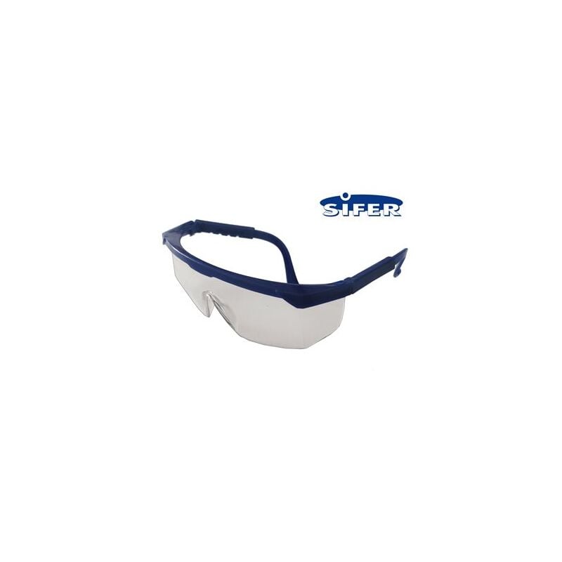 foto del prodotto occhiali di sicurezza ergonomici trasparenti sifer shs2004
