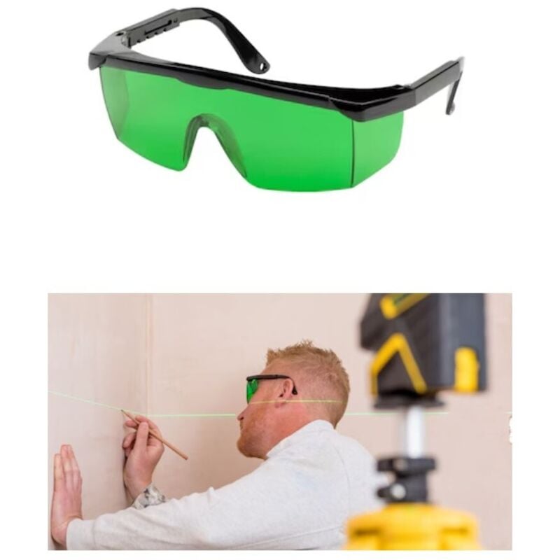 foto del prodotto occhiali per laser verde stanley stht1 77367