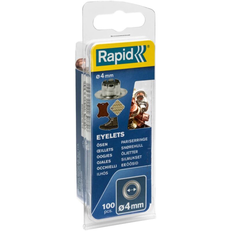 foto del prodotto occhielli 4 mm. blister 100 pezzi