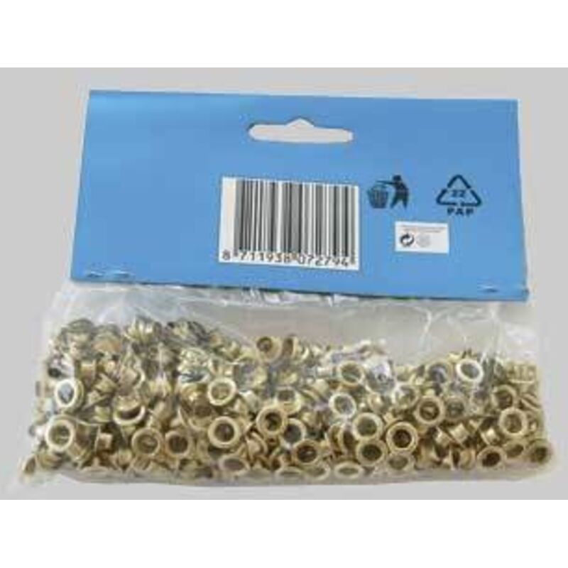 foto del prodotto occhielli diametro 4 mm confezione 100 pezzi