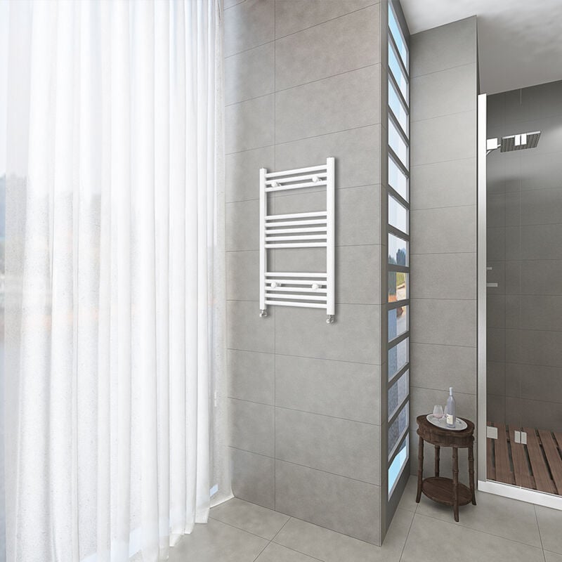 foto del prodotto ocean italy ocean riscaldamento idraulico 800x600mm scaldasalviette ad acqua calda termoarredo radiatore bianco interasse 55
