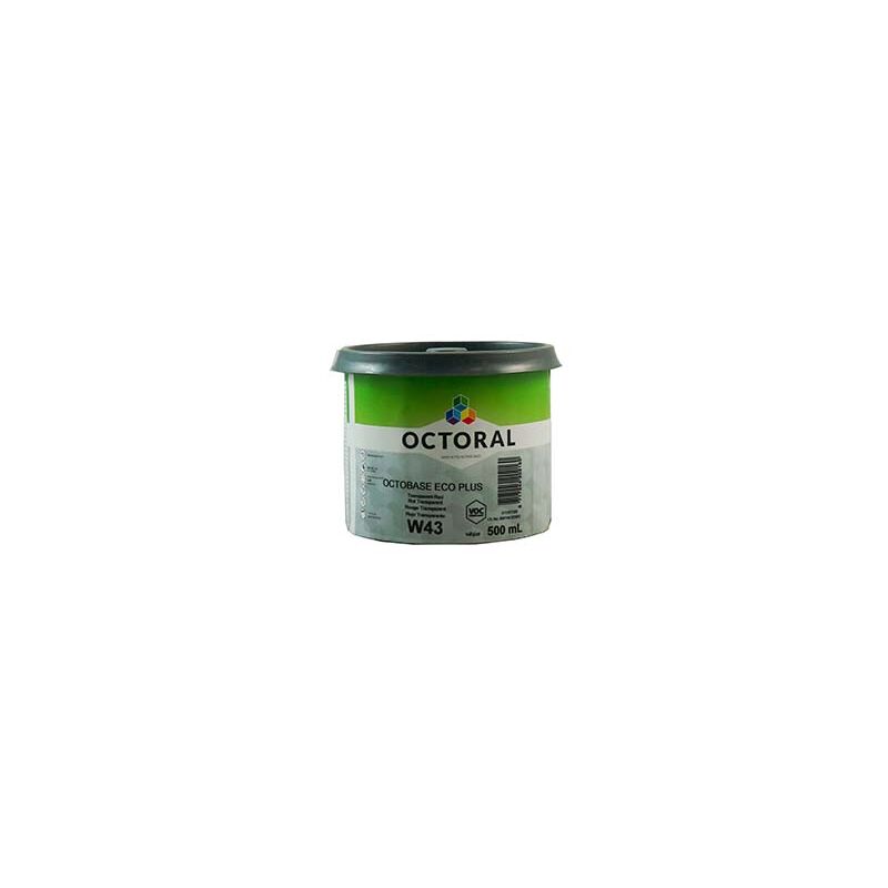 foto del prodotto octobase w43 octobase eco base transparent red 0,5 lt