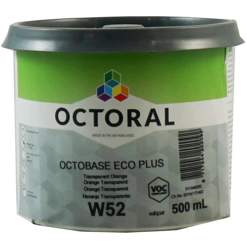 foto del prodotto octobase w52 octobase eco base transparent orange 0,5 lt